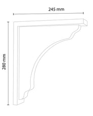 Vintage Wooden Shelf Bracket - Sekelskifte II thumbnail image