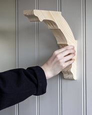 Shelf Bracket Marstrand wood - Medium thumbnail image