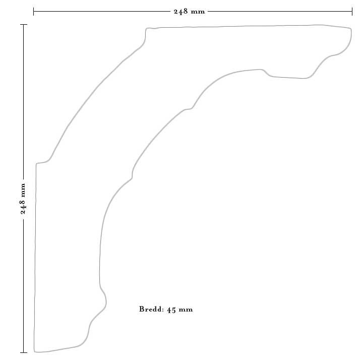 Shelf Bracket Marstrand wood - Medium image