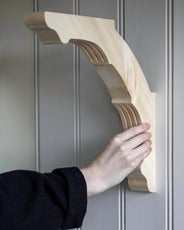 Gammeldags hyldeknægt træ - Marstrand stort beslag thumbnail image