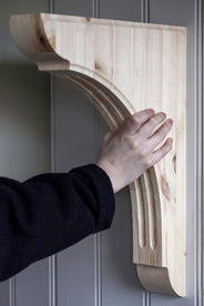 Gammeldags hyldeknægt træ - Strömstad stort beslag thumbnail image