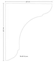 Gammeldags hyldeknægt træ - Strömstad stort beslag thumbnail image