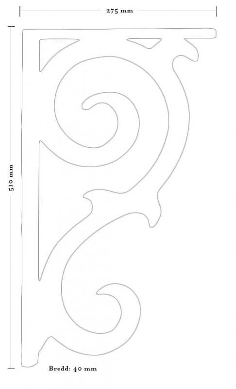 Victorian gingerbread bracket 2 - Large image