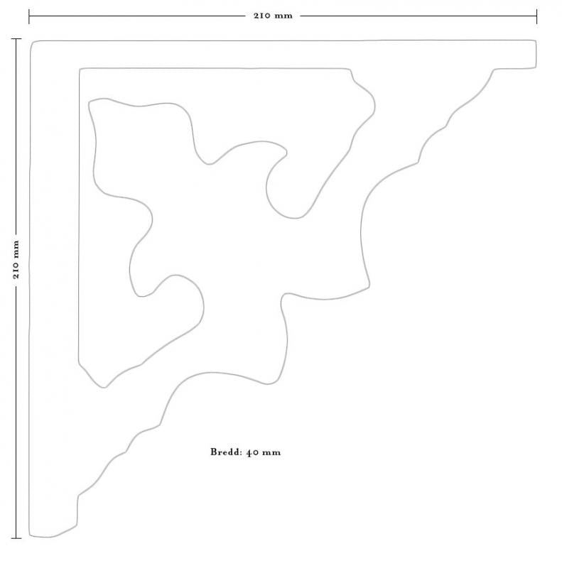 Victorian gingerbread bracket 3 - Small image
