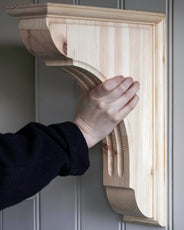 Gammeldags hyldeknægt i træ - Grebbestad , stor hyldeknægt thumbnail image