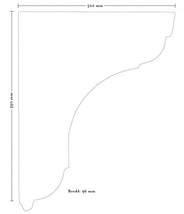 Gammeldags hyldeknægt i træ - Grebbestad , stor hyldeknægt thumbnail image