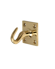 Loftkrog & Vægkrog med Bundplade - Messing thumbnail image