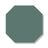Flise - Oktagoner 15 x 15 cm Mørke Grønn - Dark Green VEF