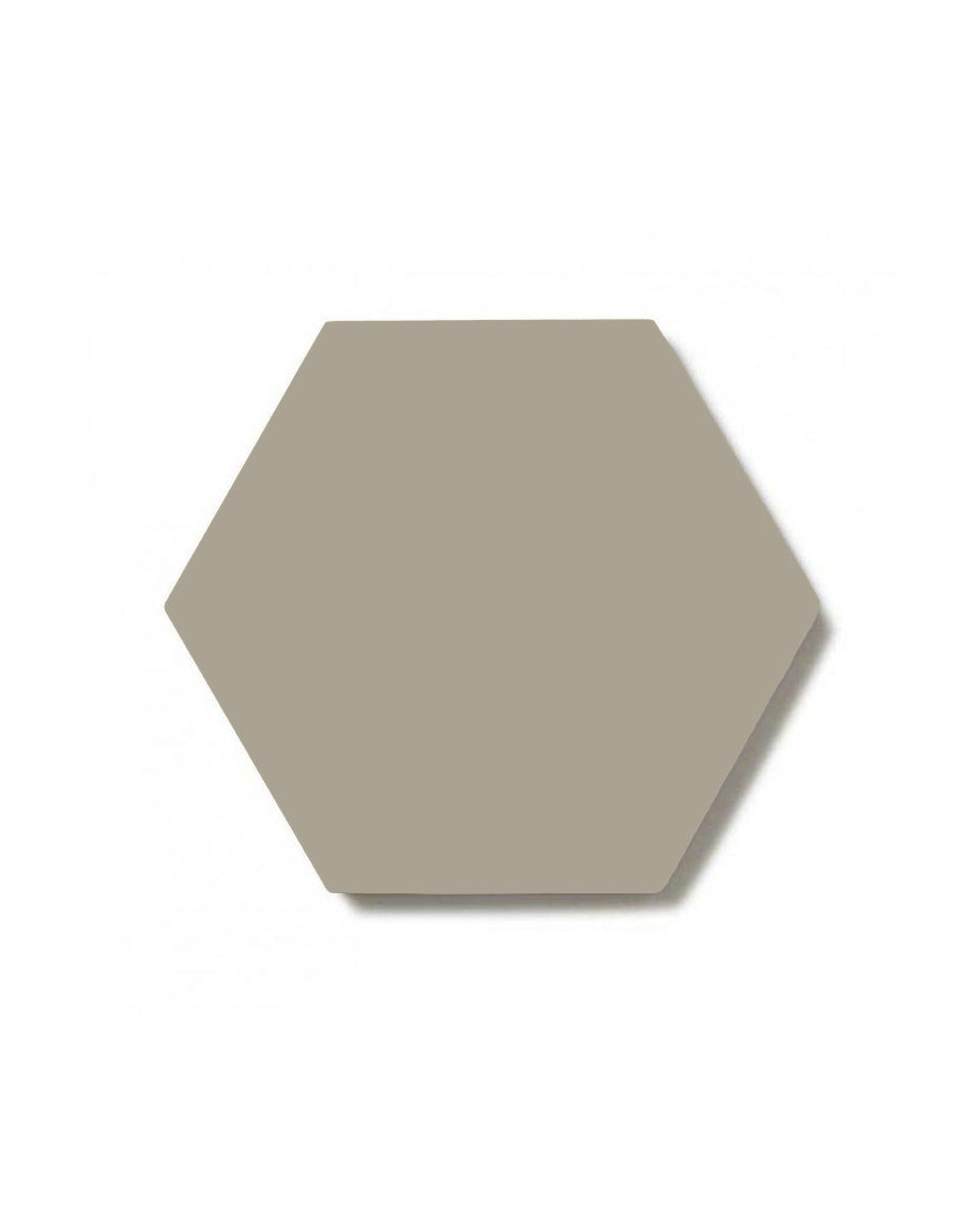 Floor Tiles - Hexagon 10 x 10 cm (3.94 x 3.94 In.) - Pale Grey GRP image