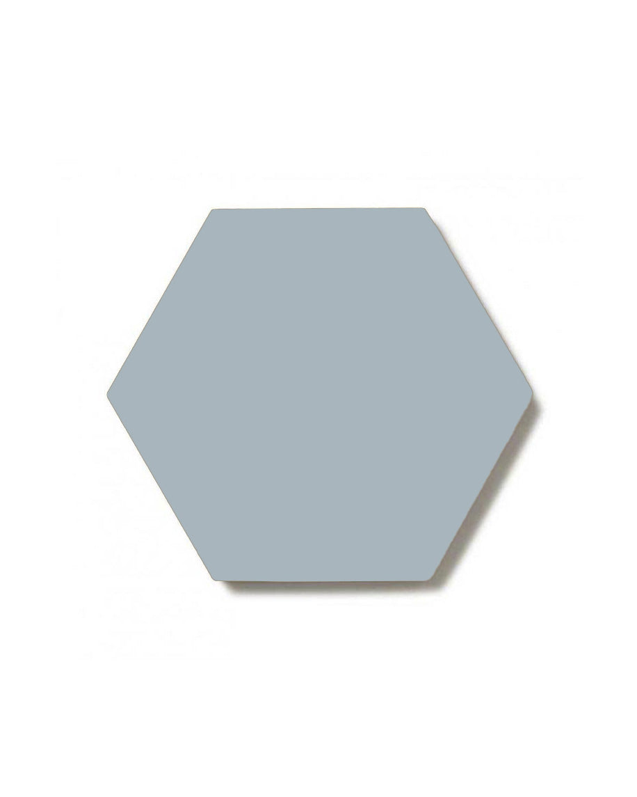 Floor Tiles - Hexagon 10 x 10 cm (3.94 x 3.94 In.) - Pale Blue BEP image