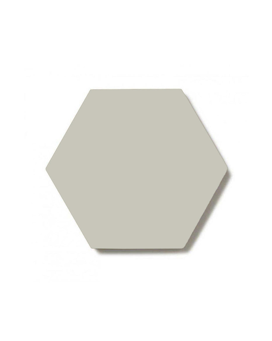 Floor Tiles - Hexagon 10 x 10 cm (3.94 x 3.94 In.) - Pearl Grey PER image