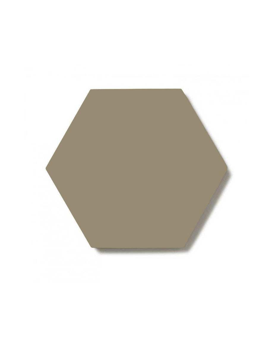 Floor Tiles - Hexagon 10 x 10 cm (3.94 x 3.94 In.) Mole - Taupe TAU image