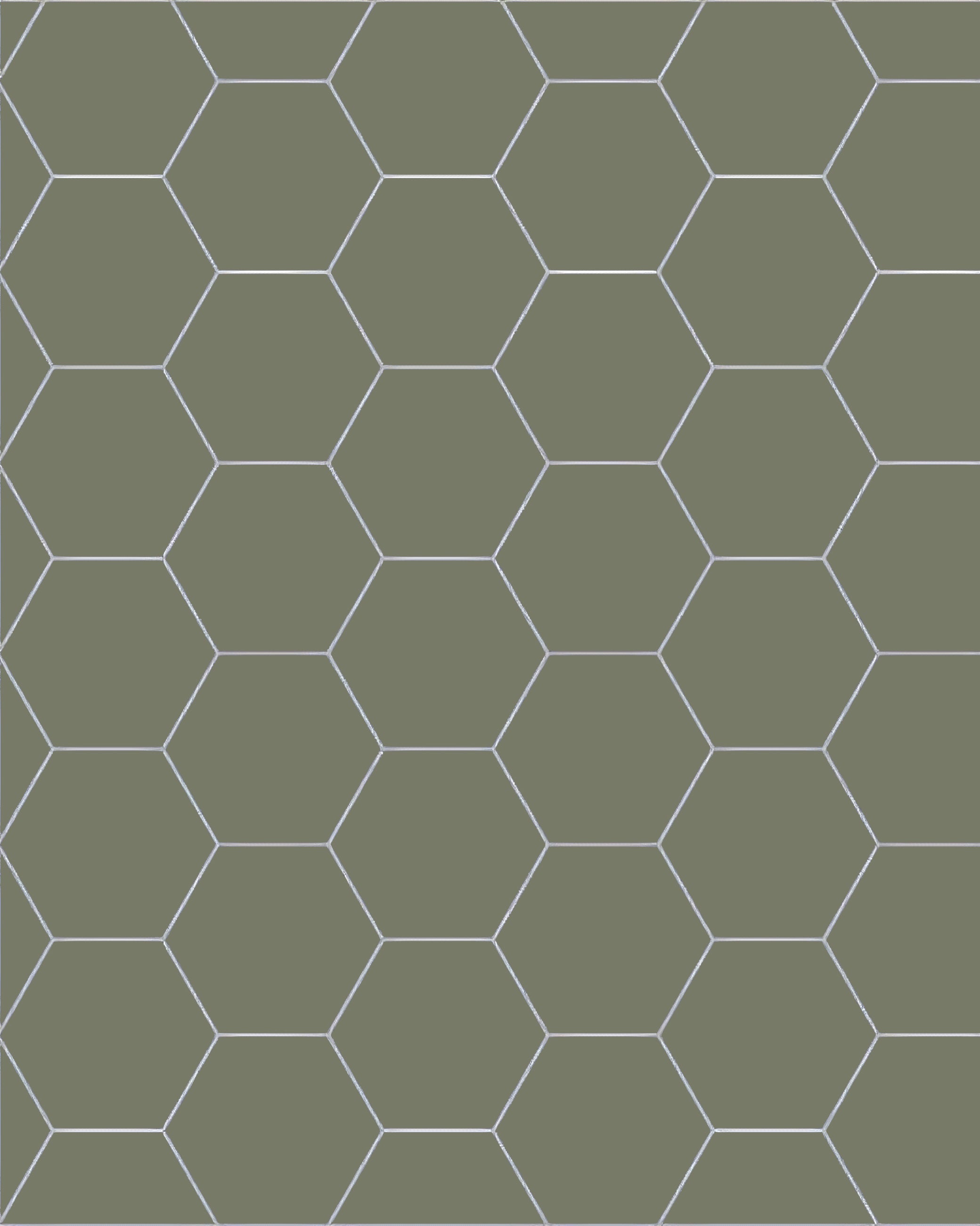 Floor Tiles - Hexagon 10 x 10 cm (3.94 x 3.94 In.) - Australian Green VEA image