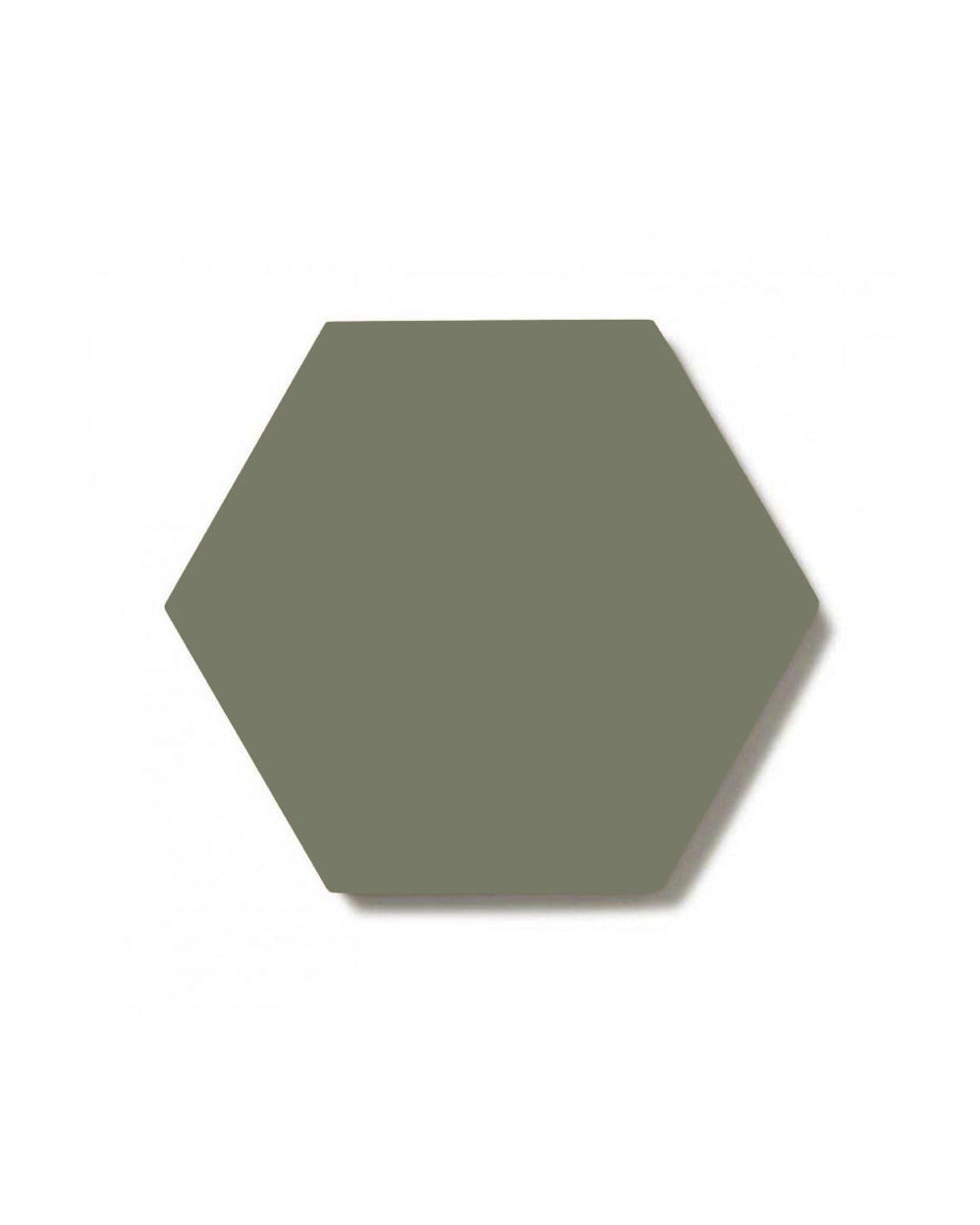 Floor Tiles - Hexagon 10 x 10 cm (3.94 x 3.94 In.) - Australian Green VEA image