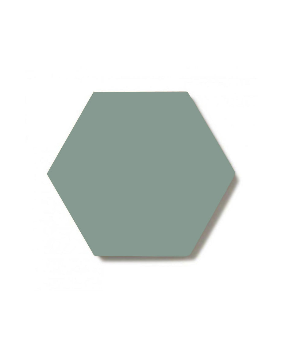 Floor Tiles - Hexagon 10 x 10 cm (3.94 x 3.94 In.) - Green - Green VEU image