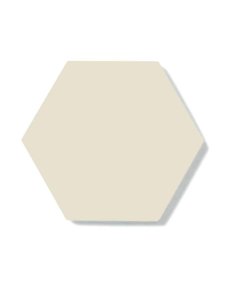 Floor Tiles - Hexagon 15 x 15 cm - Off-White - White BAU image