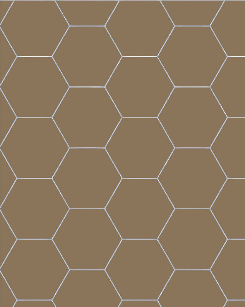 Klinker - Hexagon 15 x 15 cm kaffebrun - Winckelmans Granitklinker image