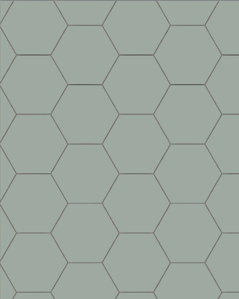 Klinker - Hexagon 15 x 15 cm ljusgrön - Winckelmans Granitklinker image