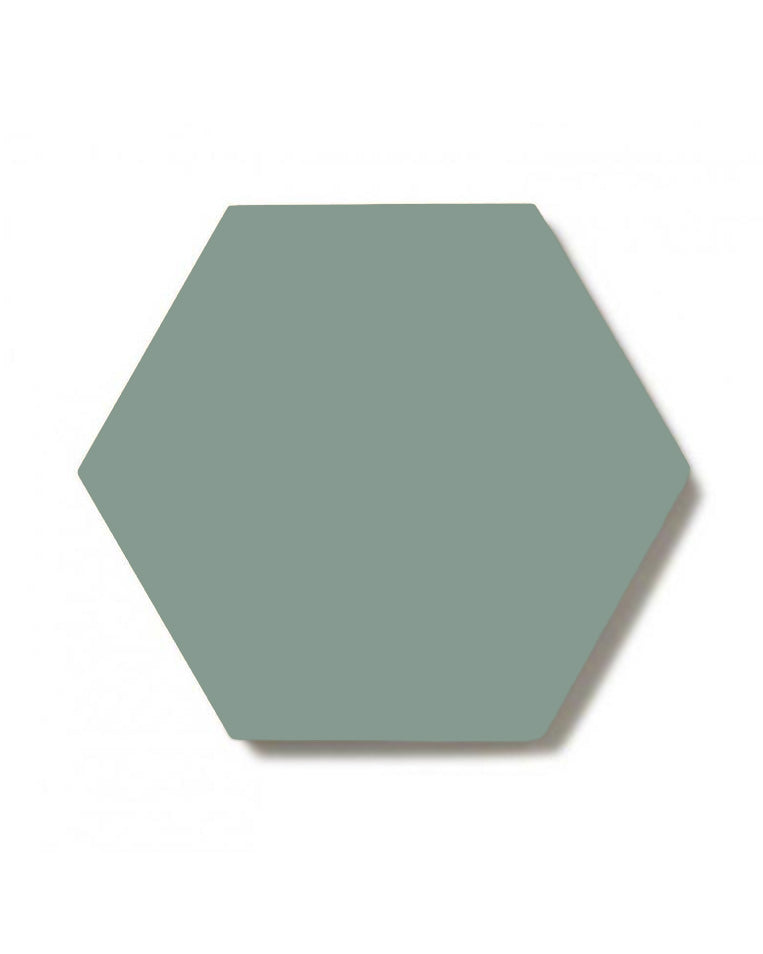 Floor tiles - Hexagon 15 x 15 cm (5.91 x 5.91 In.) - Green VEU image