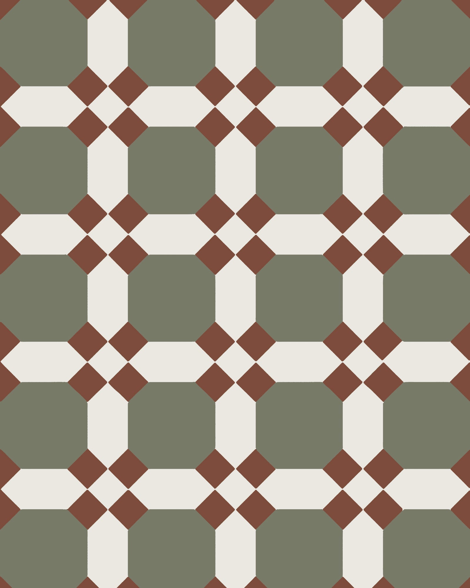 Klinker - Nottingham Australian Green/Vit/Röd- Winckelmans Granitklinker image