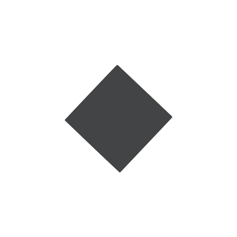Tile - Square 5 x 5 cm (1.97 x 1.97 In.) - Black - Black NOI image