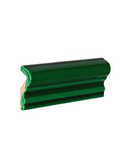 Kakel, Victoria - Kantliste, 2,5 x 15 cm, flaskegrøn thumbnail image