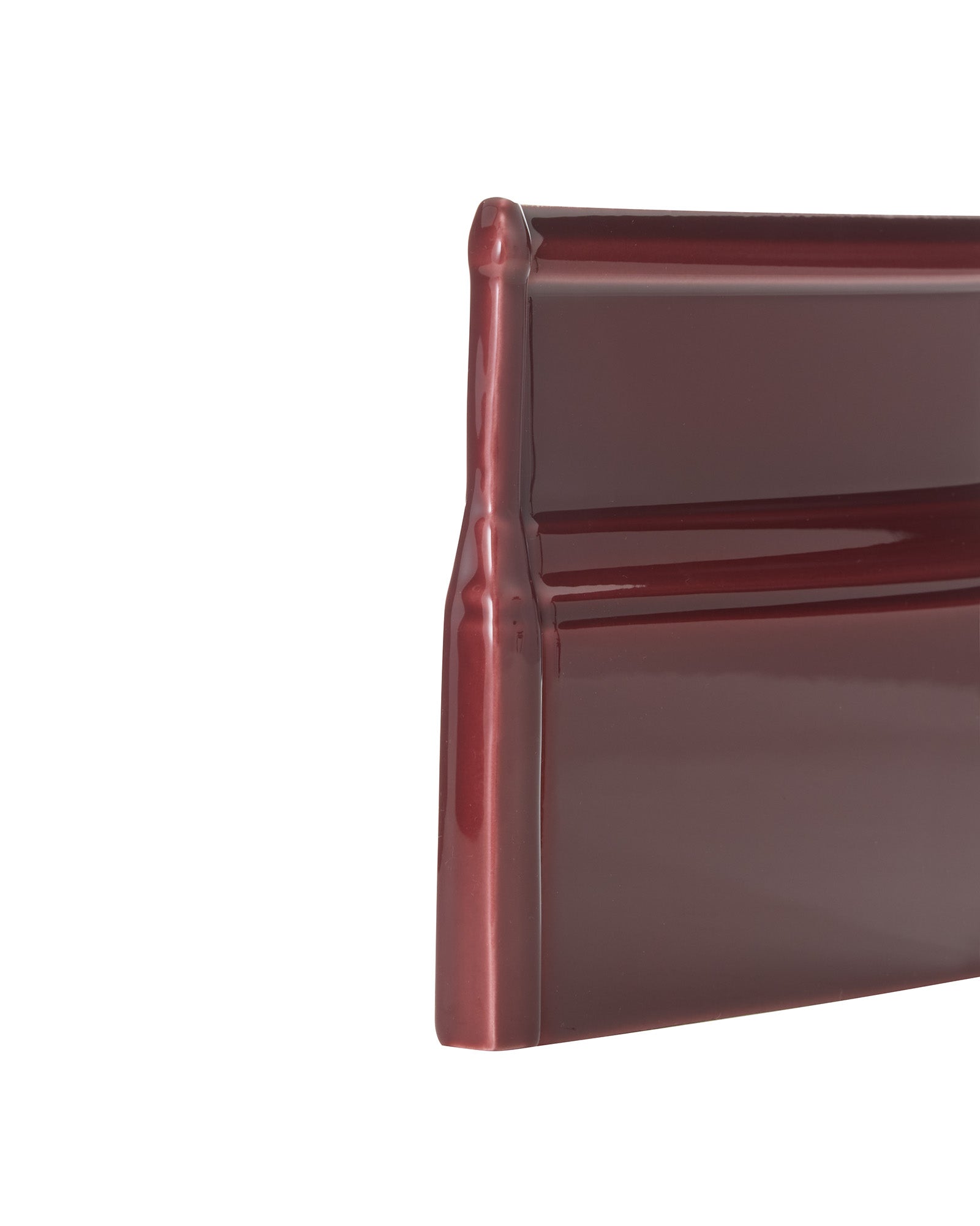 Victoria Tile - Corner Piece for Tile Edge Trim - Burgundy image