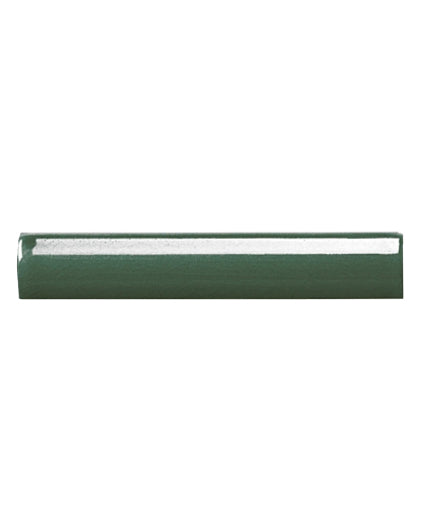 Tile Bristol - Edge Trim 2.5 x 15 cm (0.98 x 5.9 in) Aqua Green, Crackled image