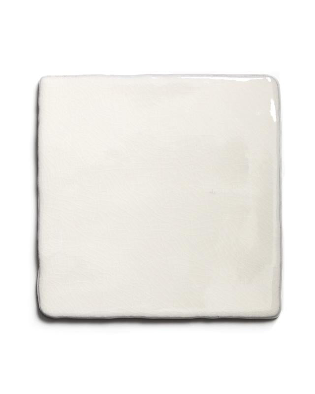 Flise Mayfair - Krakeleret Antikhvid 13 x 13 cm blank, let bølget image