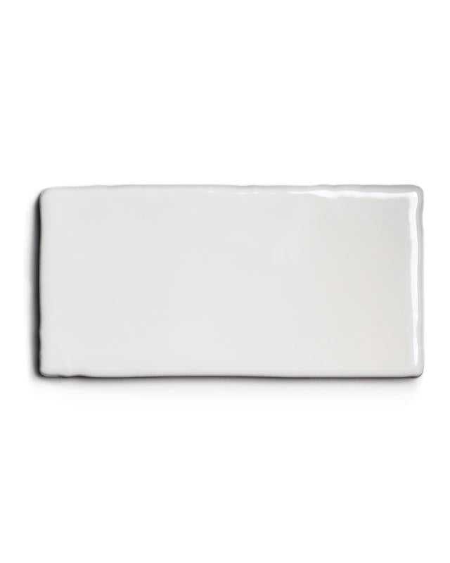 Flise Mayfair - Elfenbenshvid 7,5 x 15 cm blank, let bølget image