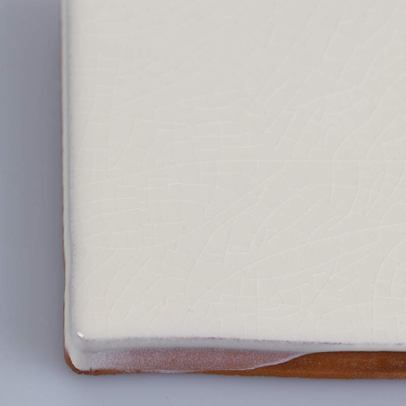 Color sample - Tile Cracked Antique white image