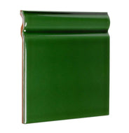 Flis Cambridge - Gulvlist 15 x 15 cm flaskegrønn, blank thumbnail image