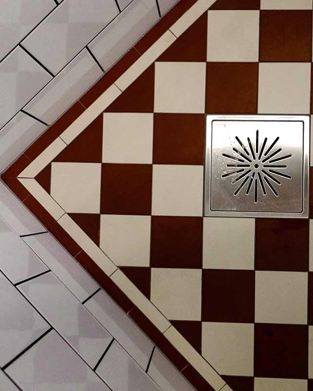 Tile Border - 50 mm (1.97 In.) - Red ROU/Super White BAS image