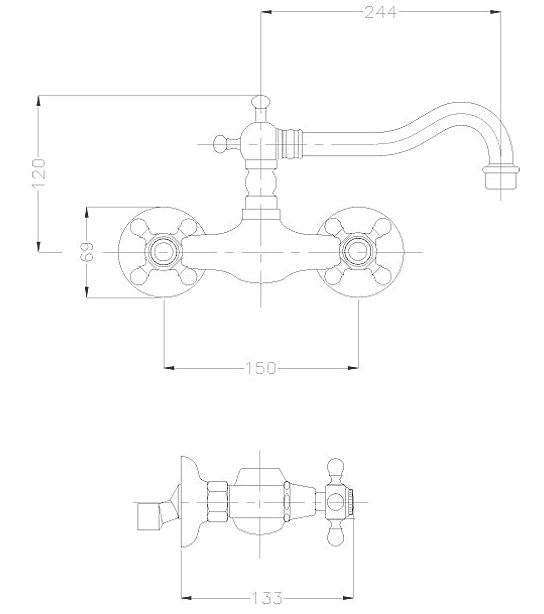 Kitchen Faucet - Princeton wall image