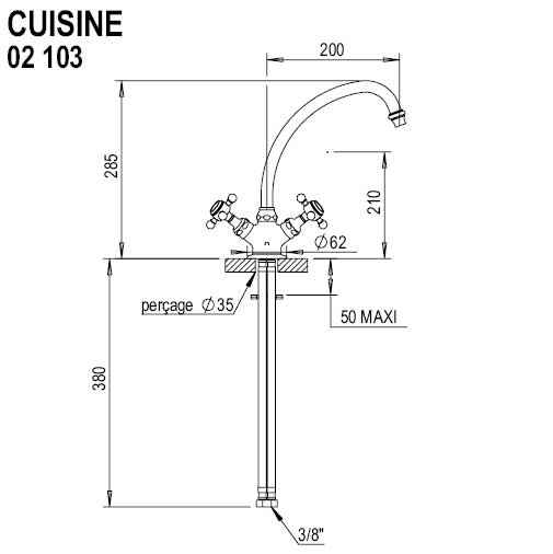 Kitchen Faucet - Eloise Classic image