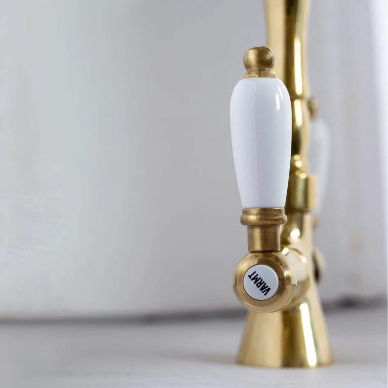 Kitchen Faucet - Chelsea bronze with separate hand spray image