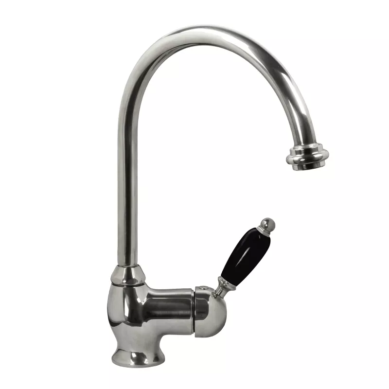 Køkkenblander - Finsbury Krom med Sort Håndtag image