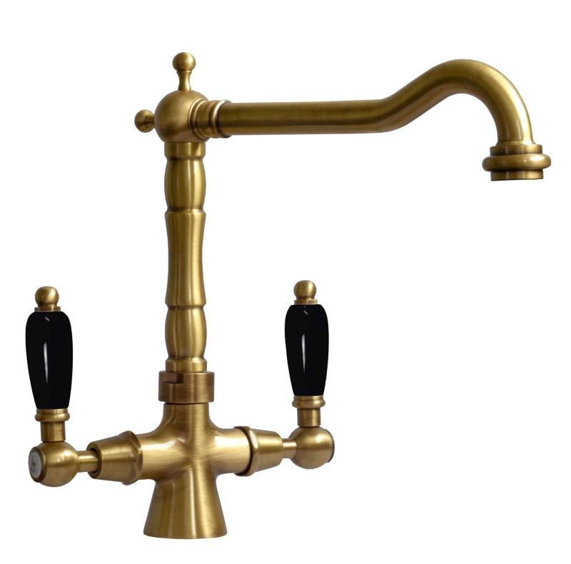 Kitchen Mixer - Chelsea Bronze with Black Handles image