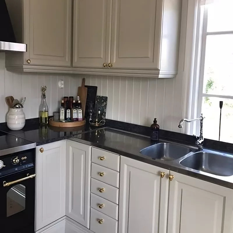 Køkkenarmatur - Cambridge, krom, med sort greb image