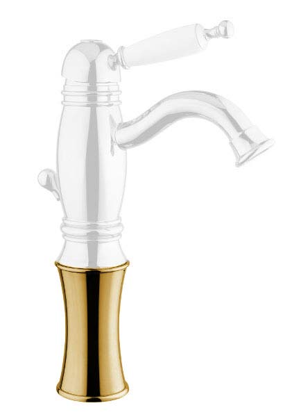 Extension kit for faucets - 10 cm brass image