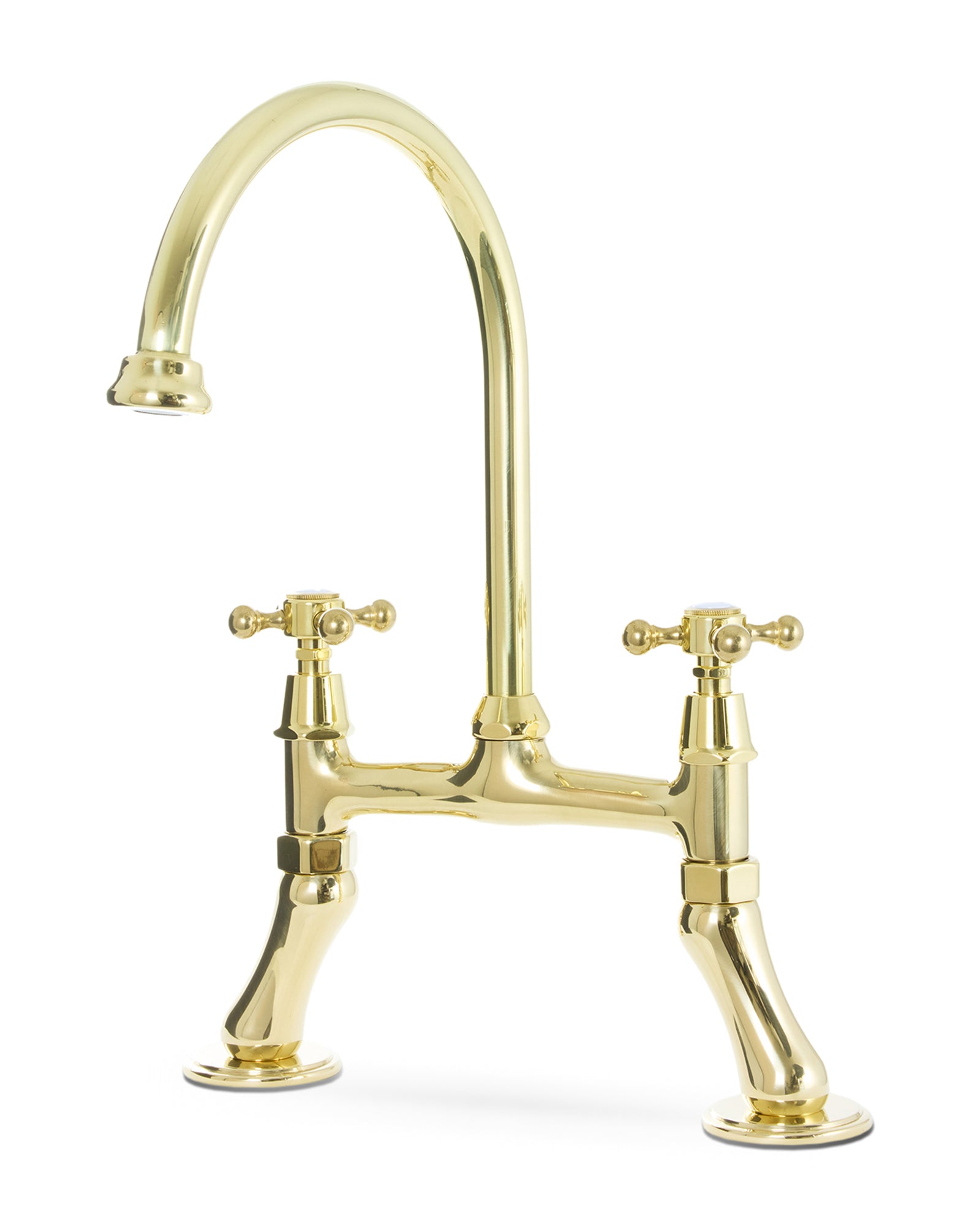 Kitchen Faucet – Two-Hole Faucet Cherington Swan Neck Brass image