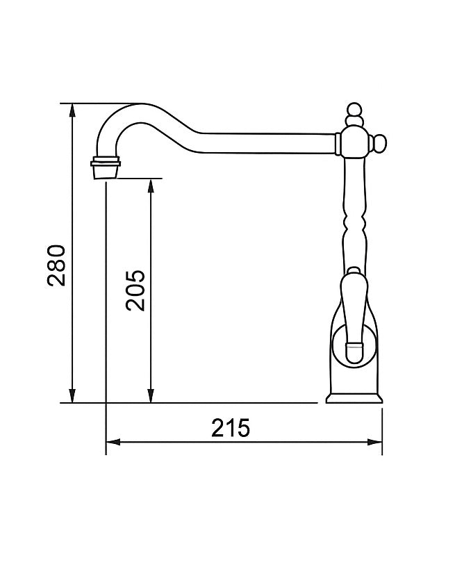 Kitchen Faucet – Montpellier Bronze image