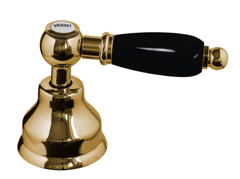 Dishwasher valve - Chelsea Black Handle, Brass image