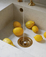 Bottenventil - Avloppskorg Shaws behandlad mässing thumbnail image