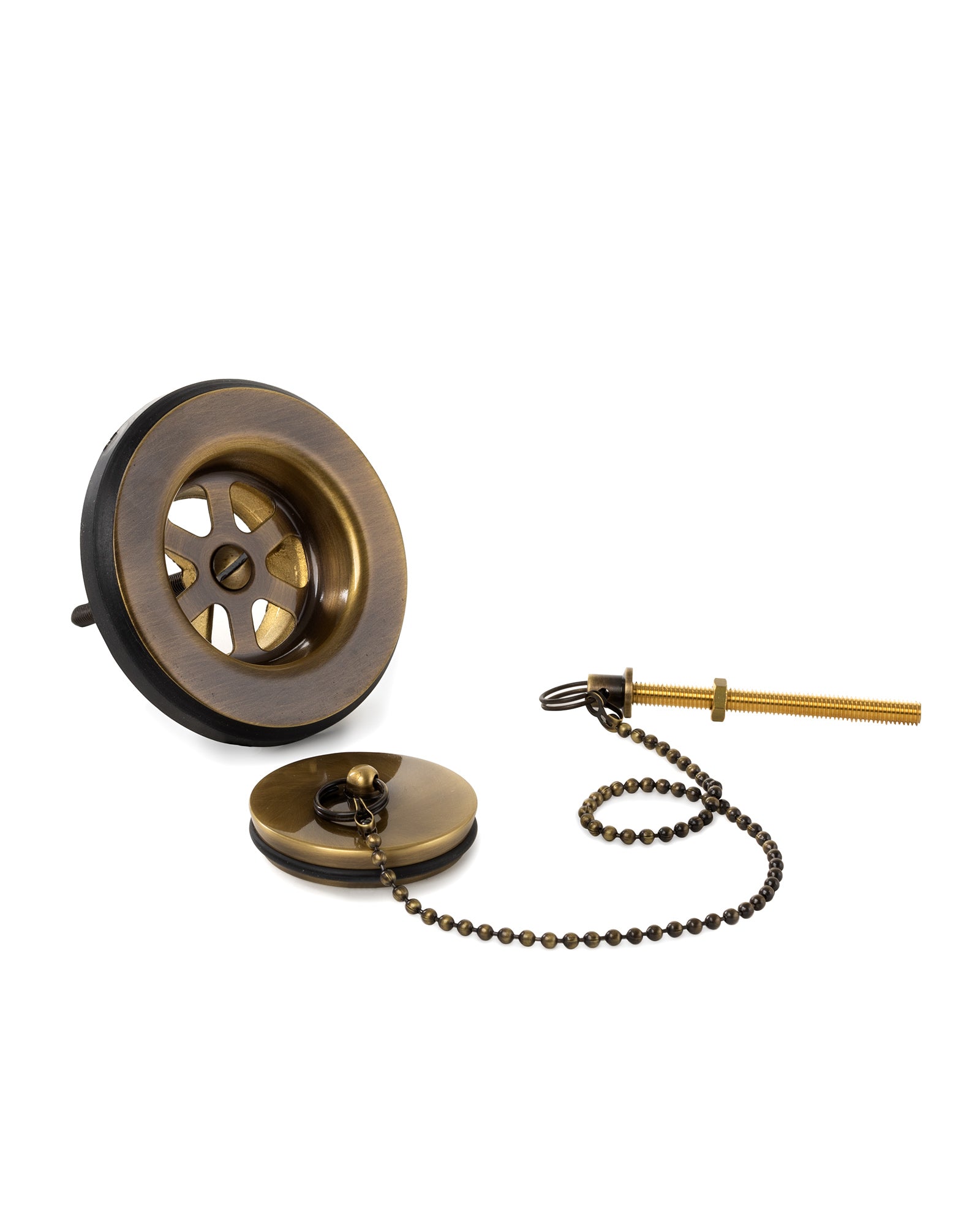 Afløbsventil til køkkenvask - Horus bronze image