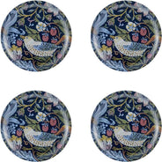 Glasbrikker, 4 stk. - William Morris, Strawberry Thief thumbnail image