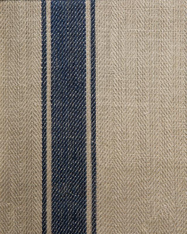 Kitchen Towel - Linen 50 x 70 cm (19.7 x 27.6 in.), Folk Unbleached/Blue image