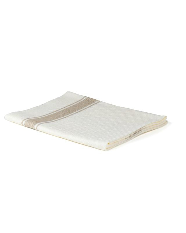 Kitchen Towel - Linen 50 x 70 cm (19.7 x 27.6 in.), Folk White/Unbleached image