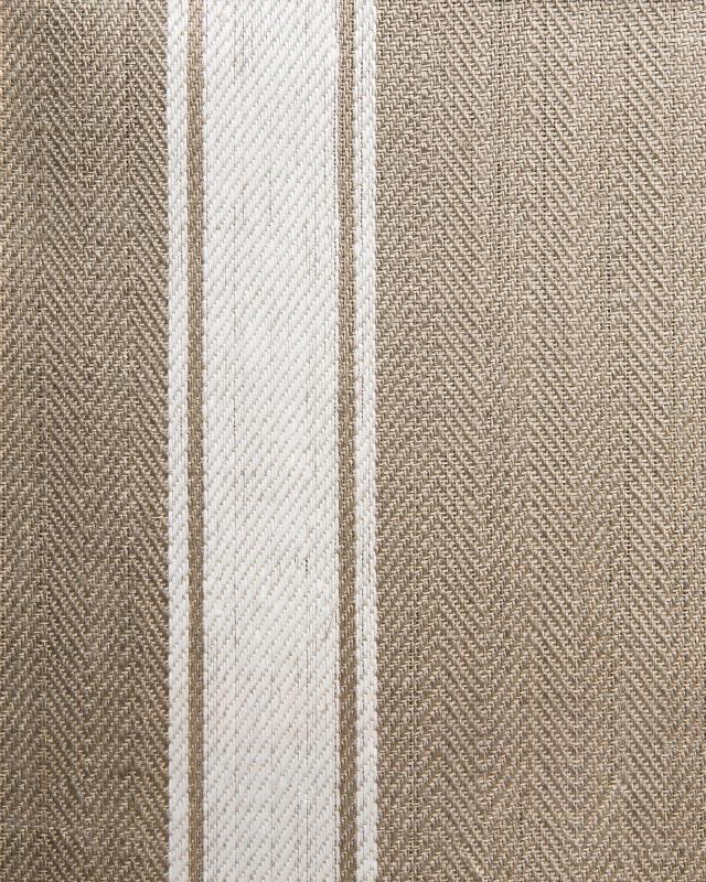 Kitchen Towel - Linen 50 x 70 cm (19.7 x 27.6 in.), Folk Unbleached/White image