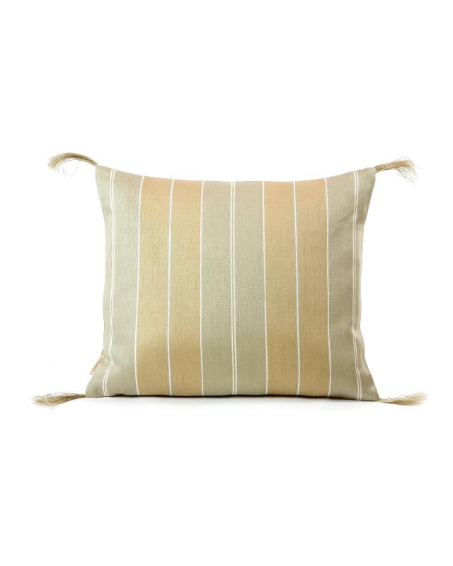 Bolster Pillow - Sand Wide Stripe image
